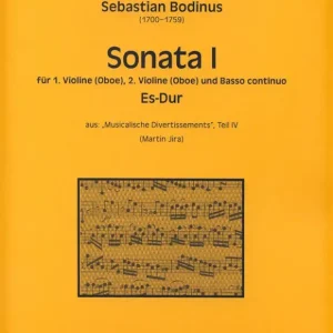 Sonate Es-Dur Nr.1 für 2 Violinen (Oboen) Neue Kollektion