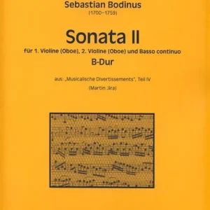 Sonate B-Dur Nr.2 für 2 Violinen (Oboen) Nur Heute
