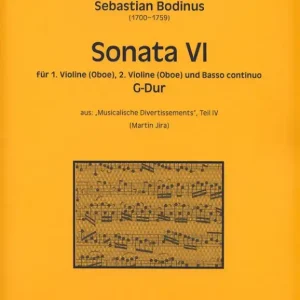 Bestpreis Sonate G-Dur Nr.6 für 2 Violinen (Oboen)
