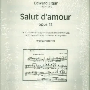 Sale Salut d'amour op.12 für Violine und