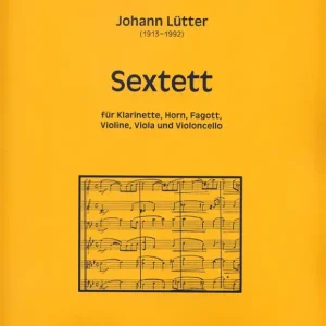 Schneller Versand Sextett für Klarinette, Horn, Fagott, Violine,