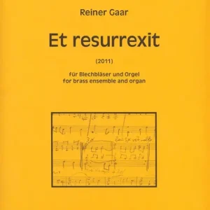 Et resurrexit für 9 Blechbläser und Orgel Nur Heute