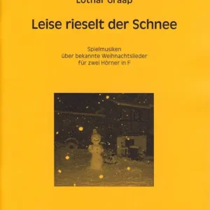 Neuheit Leise rieselt der Schnee für 2 Hörner in F