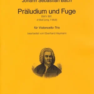 Top-Seller Präludium und Fuge d-Moll BWV881