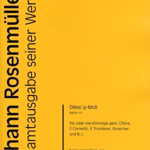 Wochenendangebot Dilexi g-Moll RWV.E117 für 2 gem Chöre