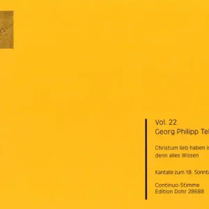 Christum lieb haben ist besser ... TWV1:137 Neue Kollektion