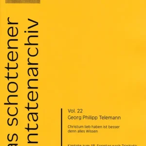 Christum lieb haben ist besser ... TWV1:137 Begrenztes Angebot