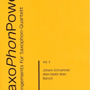 Wien bleibt Wien: für 4 Saxophone (SATBar) Zertifiziert