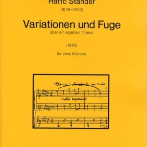 Direktkauf Variationen und Fuge für 2 Klaviere