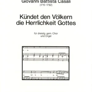 Kündet den Völkern die Herrlichkeit Gottes Neu Im Sortiment