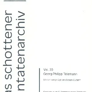 Ich bin vergnügt an diesen Gütern TWV1:823 Sonderangebot