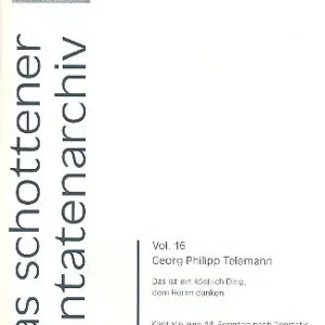 Zertifiziert Das ist ein köstlich Ding TWV1:180 für Soli,