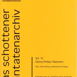 Echt Ach mein Herze schwimmt im Blute TWV1:29