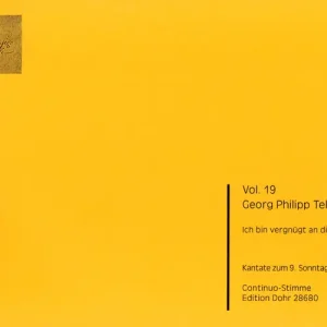 Ich bin vergnügt an diesen Gütern TWV1:823 Echt