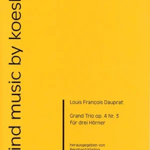 Neu Im Sortiment Grand Trio op.4,3 für 3 Hörner