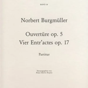 Top-Angebot Ouvertüre op.5 und 4 Entr'actes op.17