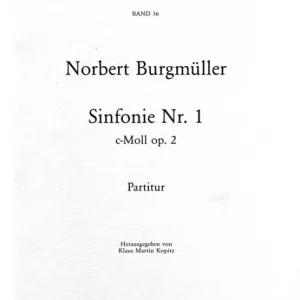 Sinfonie c-Moll Nr.1 op.2 für Orchester Sofort Bestellen