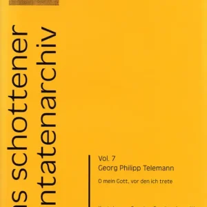 O mein Gott vor den ich trete TWV1:1205 Ausverkauf