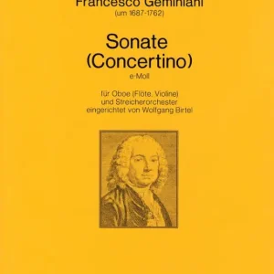 Sonate e-Moll für Oboe (Flöte/Violine) Preisknaller