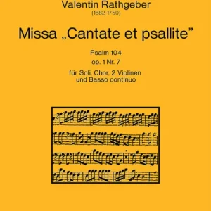Zertifiziert Missa Cantate et psallite op.1,7