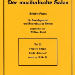 Etüde op.10,3 für Streichquartett, Markenprodukt