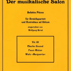 Saisonangebot Faust-Walzer für Streichquartett,