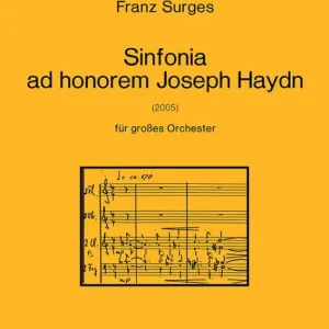 Highlight Sinfonia ad honorem Joseph Haydn (2005) (für großes Or