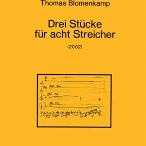 3 Stücke für 4 Violinen, 2 Violen Direktkauf