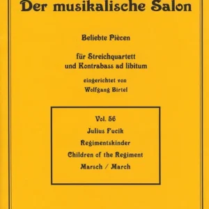 Preis Gesenkt Regimentskinder für Streichquartett,