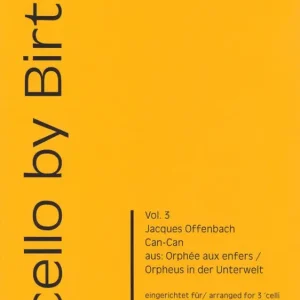 Can-Can für 3 Violoncelli Versand Am Gleichen Tag