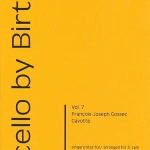 Kostenfreie Lieferung Gavotte für 3 Violoncelli