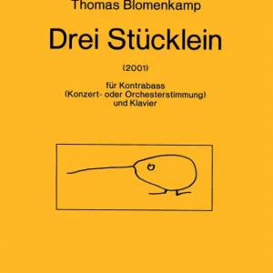 3 Stücklein für Kontrabass (Solo- oder Direktkauf