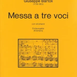 Neue Kollektion Messe a tre voci für Soli, gem Chor,