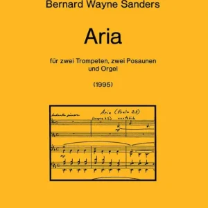 Aria für 2 Trompeten, 2 Posaunen Abverkauf