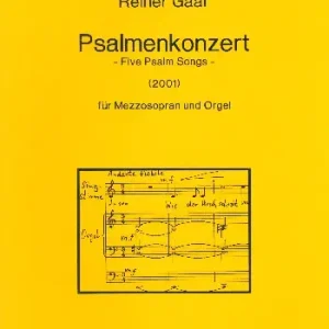 Psalmenkonzert für Mezzosopran Must-Have