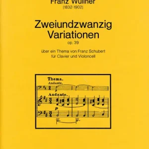 Wochenendangebot 22 Variationen op.39 über ein Thema