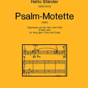 Psalm-Motette für gem Chor und Orgel Online Kaufen