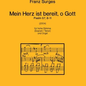 Top-Angebot Mein Herz ist bereit o Gott für Gesang