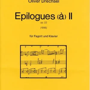 Nur Für Kurze Zeit Epilogue Nr.2 op. 22 (1996) für Fagott