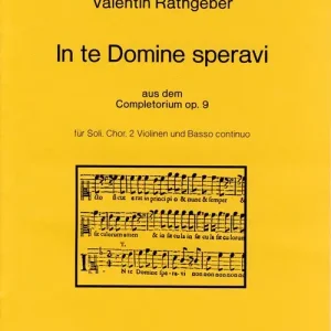 Billig In te Domine speravi -aus dem Completorium op. 9