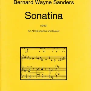Sonatina für Altsaxophon in Es und Klavier (1 Zertifiziert