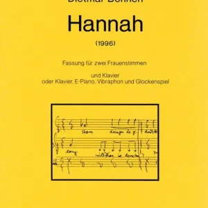 Finale Aktion Hannah (1995) -Fassung für zwei Frauenstimmen und Kl