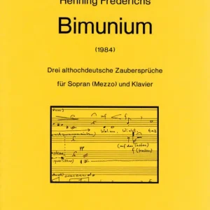 Sichere Zahlung Bimunium (1984) -Drei althochdeutsche Zaubersprü