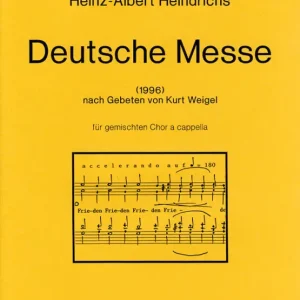 Deutsche Messe nach Gebeten von Kurt Weigel Ausverkauf