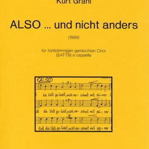 ALSO ... und nicht anders Neue Kollektion