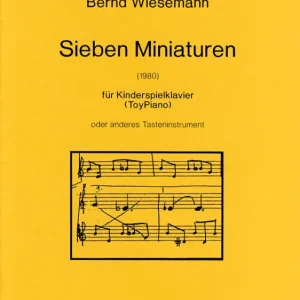 7 Miniaturen für Toypiano (oder anderes Bestseller