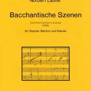 Preis Gesenkt Bacchantische Szenen für Sopran, Bariton und Klavier