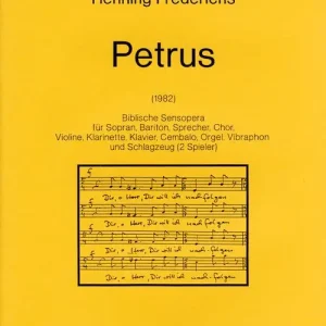 Saisonangebot Petrus (1982) -Biblische Sensopera in drei Teile
