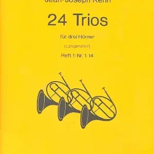 24 Trios Band 1 (Nr.1-14) für 3 Hörner Sonderangebot