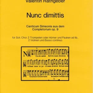 Saisonangebot Nunc dimittis -Canticum Simeonis aus dem Complet